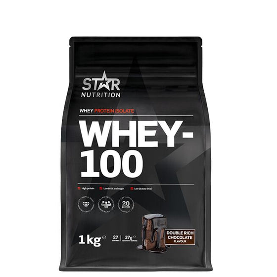 Star Nutrition Whey 100 - Double rich Chocolate flavour