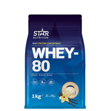  Star Nutrition Whey 80 1kg - Vanilj