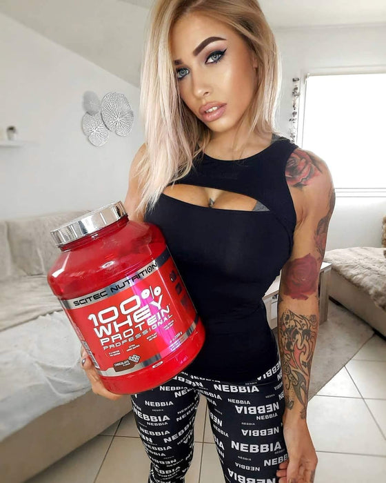 Scitec Nutrition 100% WHEY Protein Professional - Banana Flavored