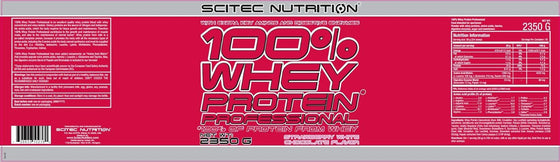 Scitec Nutrition 100 Whey Protein Professional - Jordgubb m. Vit Choklad