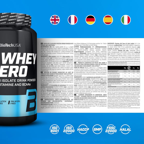 BiotechUSA iso whey zero  - Choklad