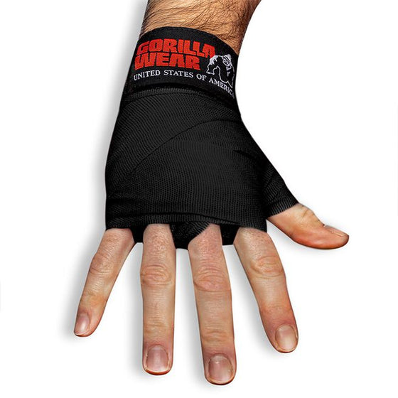 Gorilla Wear Boxing Hand Wraps, Black 3M