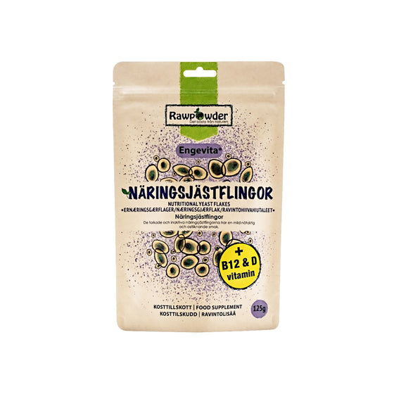 Näringsjästflingor B12 & D 125g